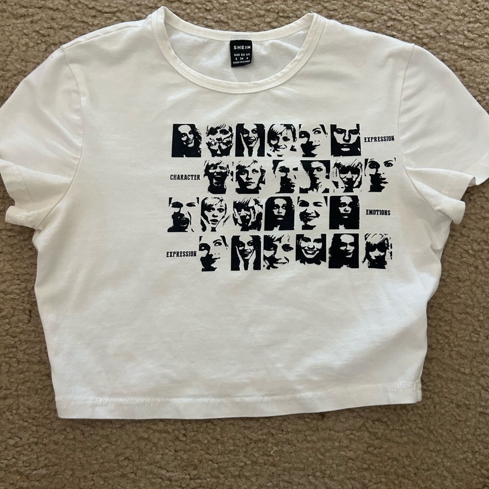 SHEIN graphic crop